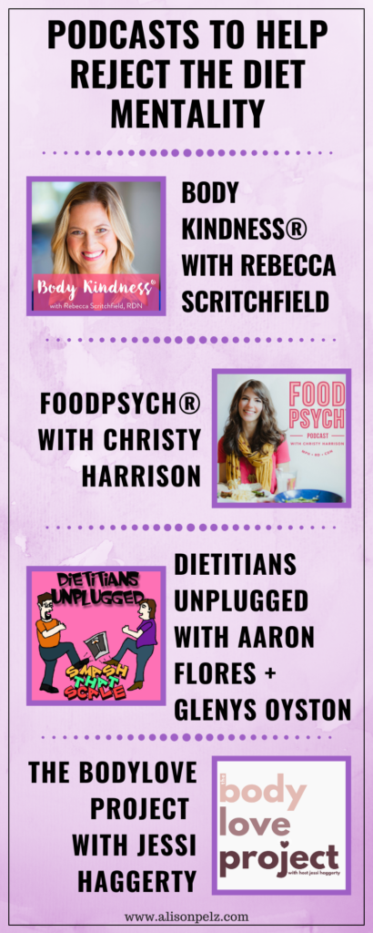 Podcasts to Help Reject the Diet Mentality